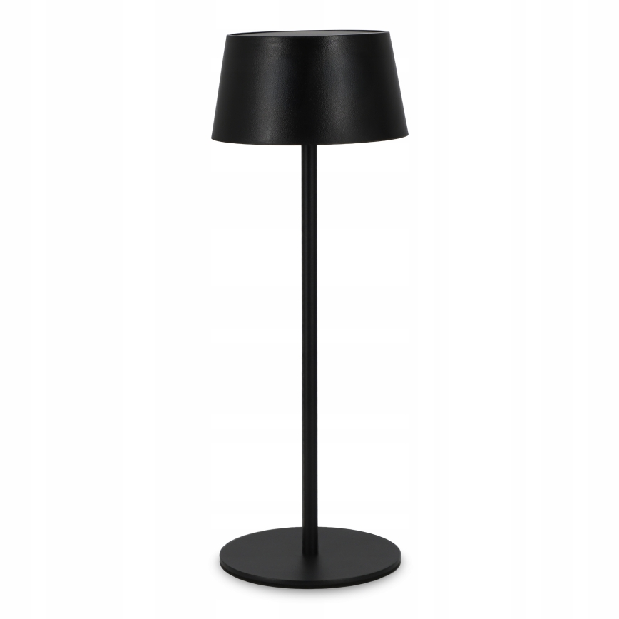 Dimmable Touch Solar LED Lamp, 3W/5V USB, 1800 mAh, IP44, Black