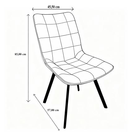 Dining chair ADINA beige