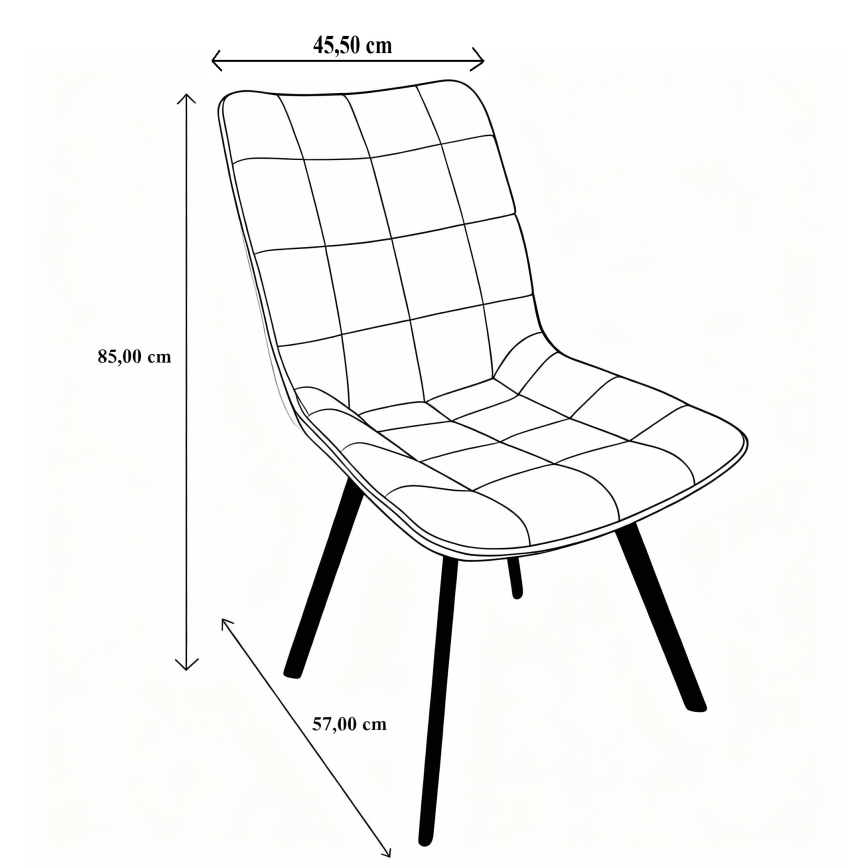 Dining chair ADINA green