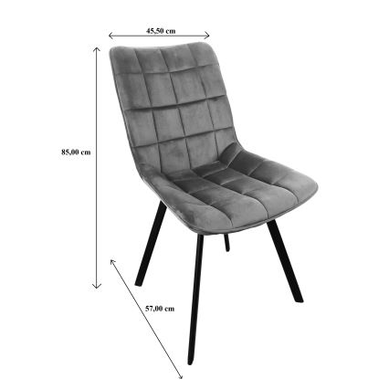 Dining chair ADINA grey