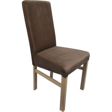 Dining chair ALISON brown/beech