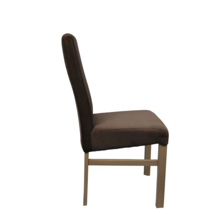 Dining chair ALISON brown/beech