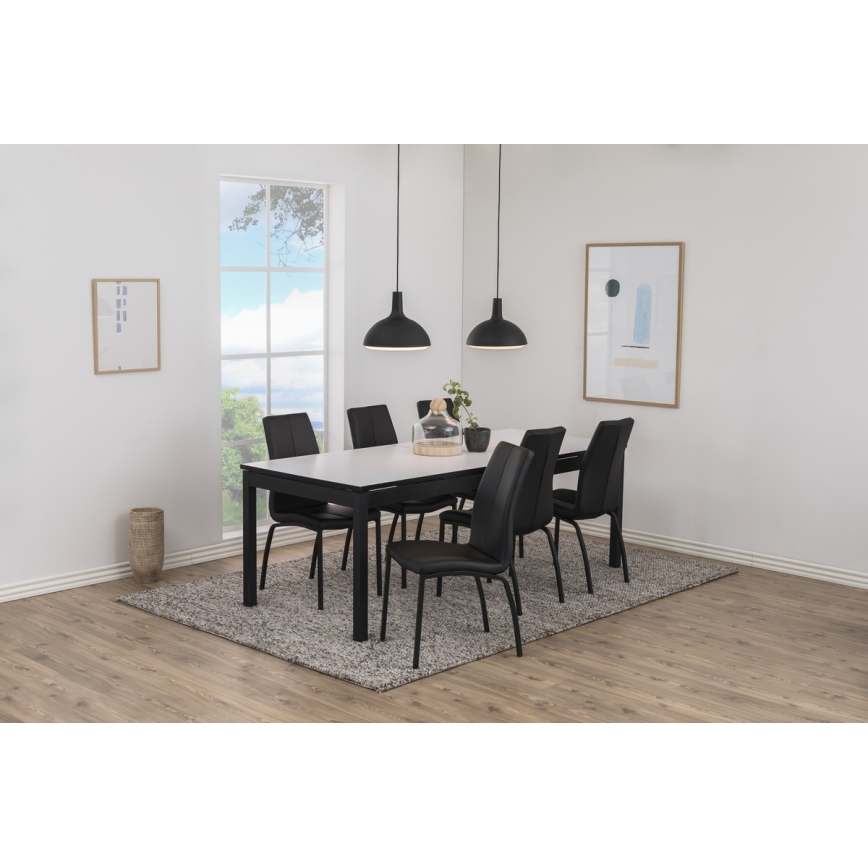 Dining chair AMAL 1 pc black