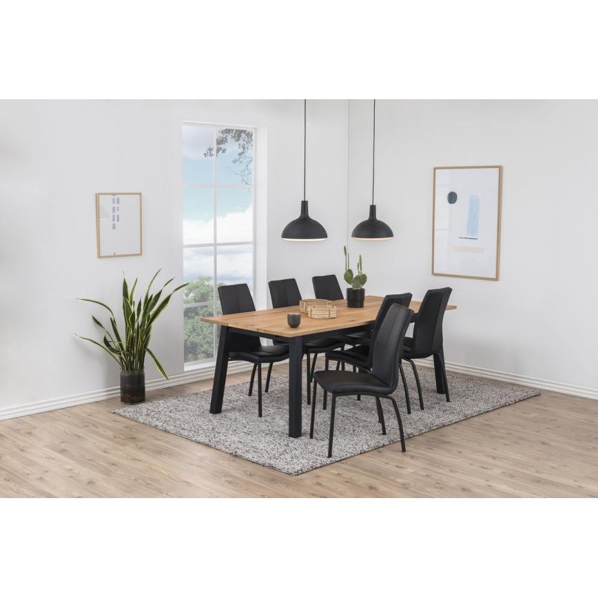 Dining chair AMAL 1 pc black