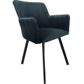 Dining chair AMELIA black