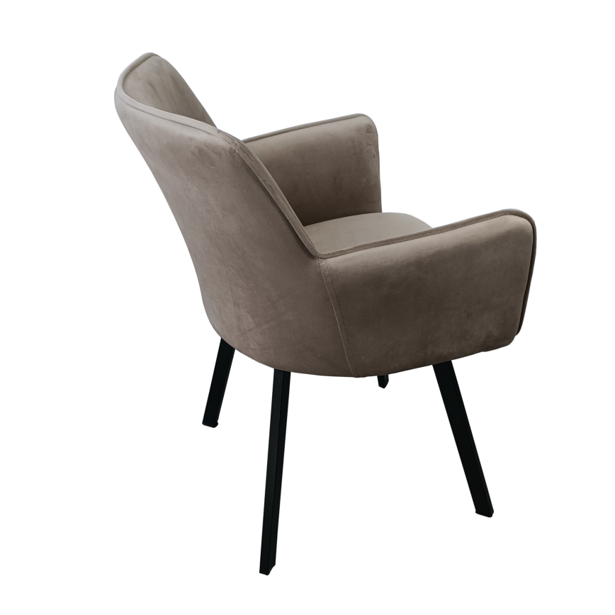 Dining chair AMELIA taupe