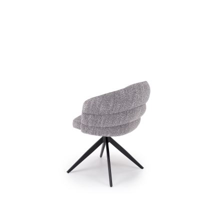 Dining chair AUBE 1 pc grey