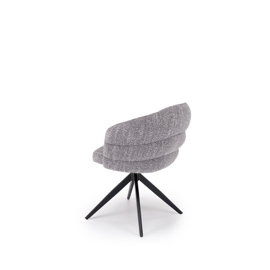 Dining chair AUBE 1 pc grey