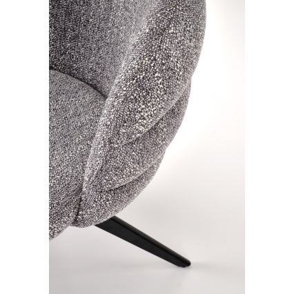 Dining chair AUBE 1 pc grey