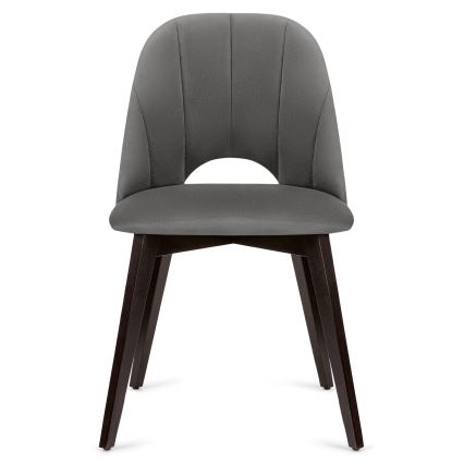 Dining chair BOVIO 86x48 cm grey/beech