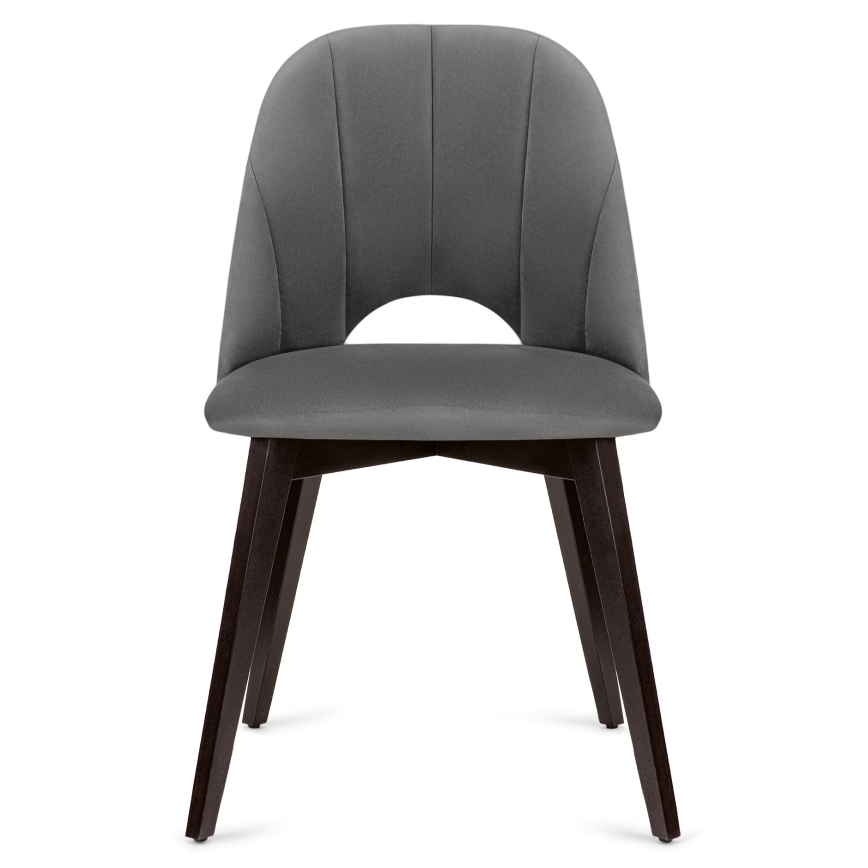 Dining chair BOVIO 86x48 cm grey/beech