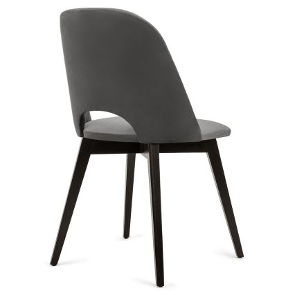 Dining chair BOVIO 86x48 cm grey/beech