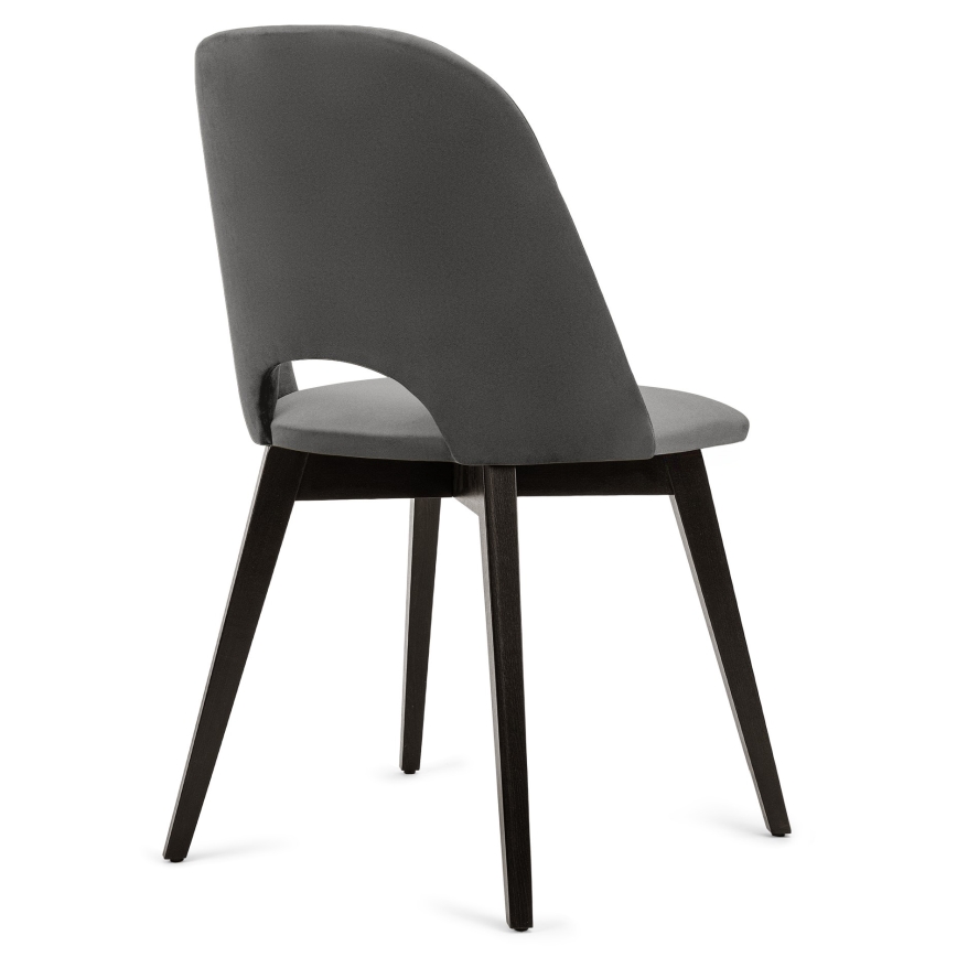 Dining chair BOVIO 86x48 cm grey/beech
