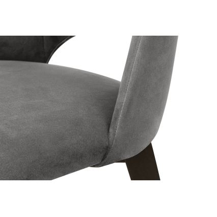 Dining chair BOVIO 86x48 cm grey/beech