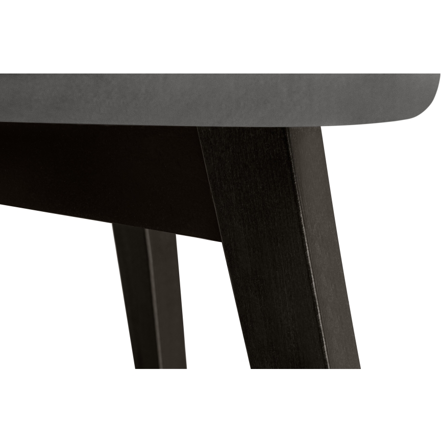 Dining chair BOVIO 86x48 cm grey/beech
