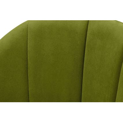 Dining chair BOVIO 86x48 cm light green/beech
