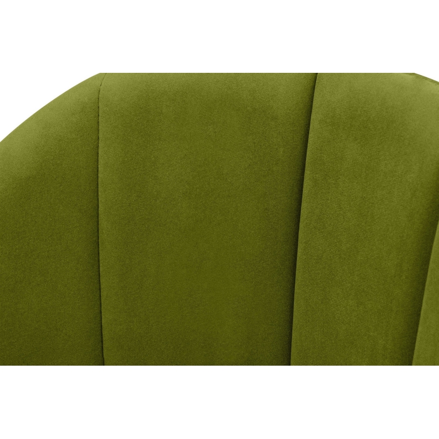 Dining chair BOVIO 86x48 cm light green/beech