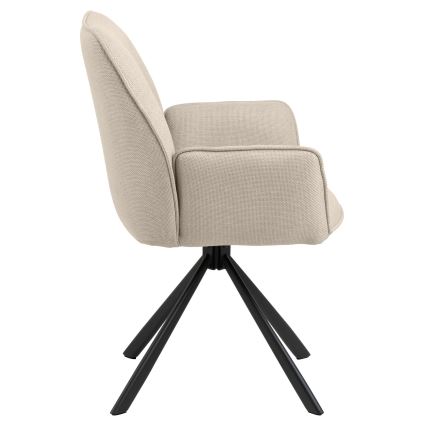 Dining chair ESME 1 pc beige