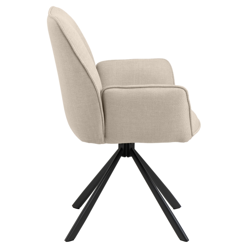 Dining chair ESME 1 pc beige