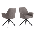 Dining chair ESME 1 pc grey