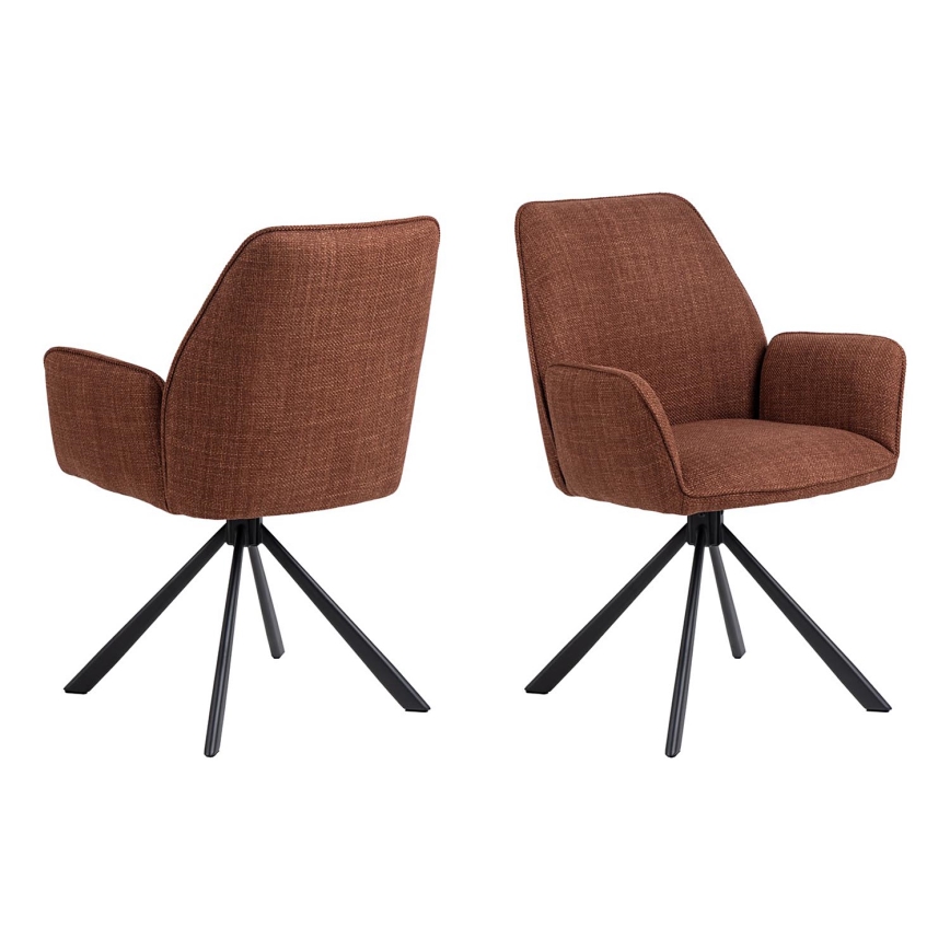 Dining chair ESME 1 pc orange