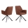 Dining chair ESME 1 pc orange