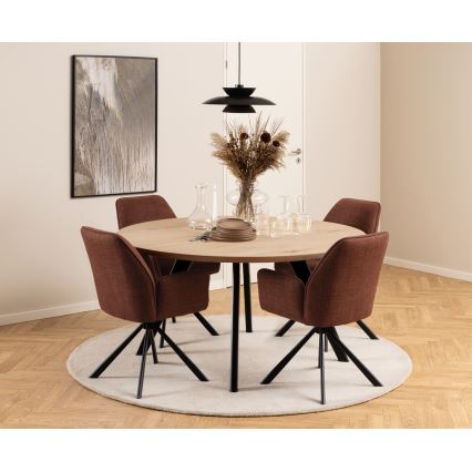 Dining chair ESME 1 pc orange
