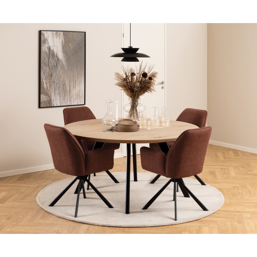 Dining chair ESME 1 pc orange