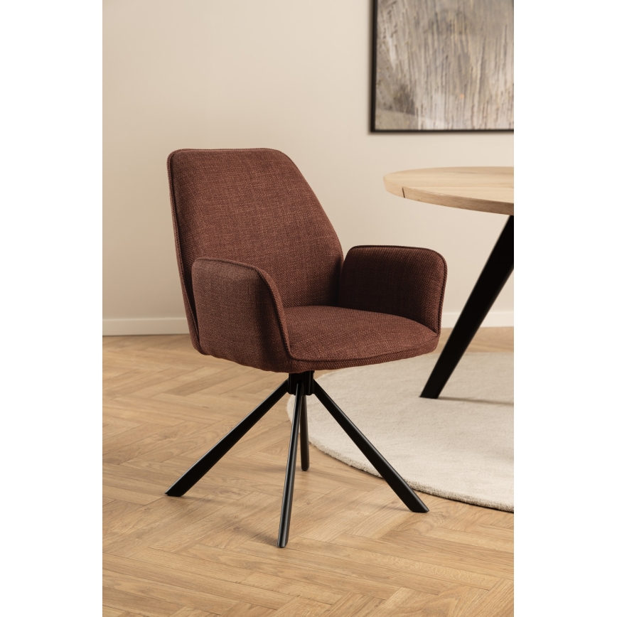 Dining chair ESME 1 pc orange