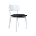 Dining chair EZRA white/black