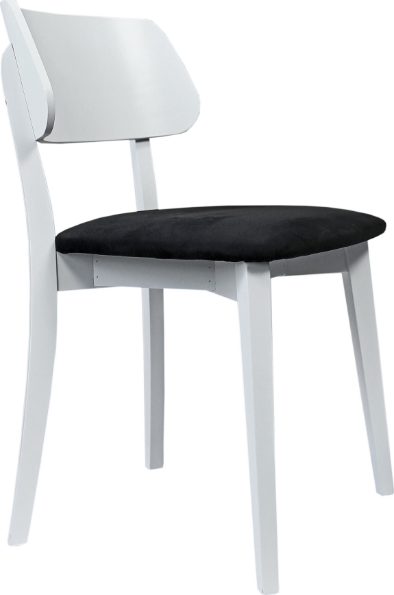 Dining chair EZRA white/black