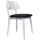 Dining chair EZRA white/black