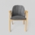 Dining chair GARDA oak/grey