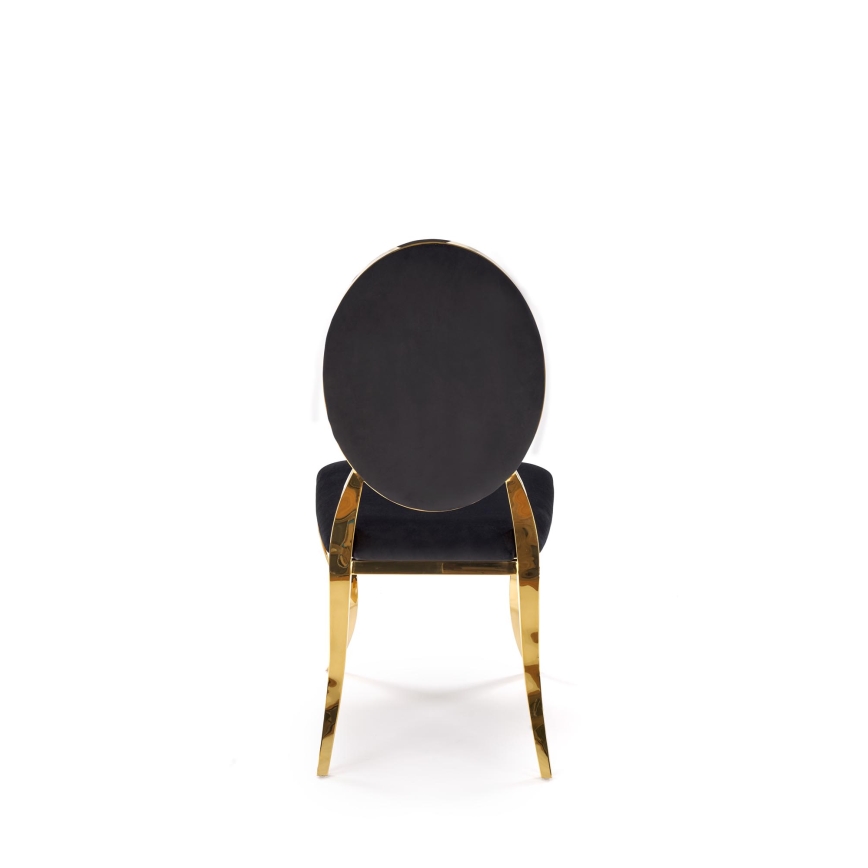 Dining Chair GOLDI 1 pc Black/Gold