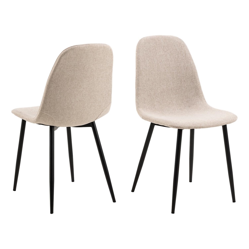Dining chair KAIA 1 pc beige