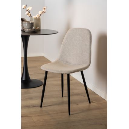 Dining chair KAIA 1 pc beige