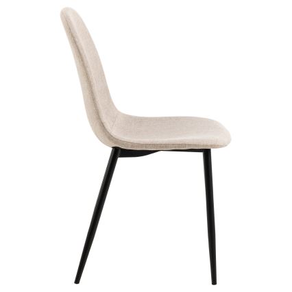 Dining chair KAIA 1 pc beige