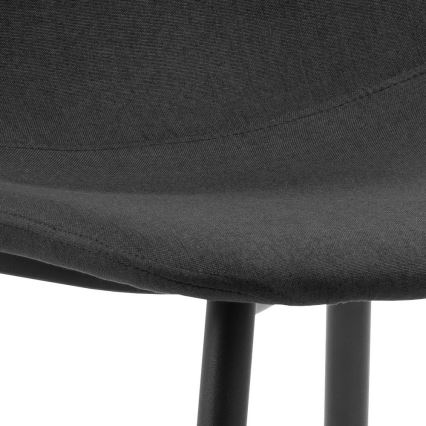 Dining chair KAIA 1 pc black