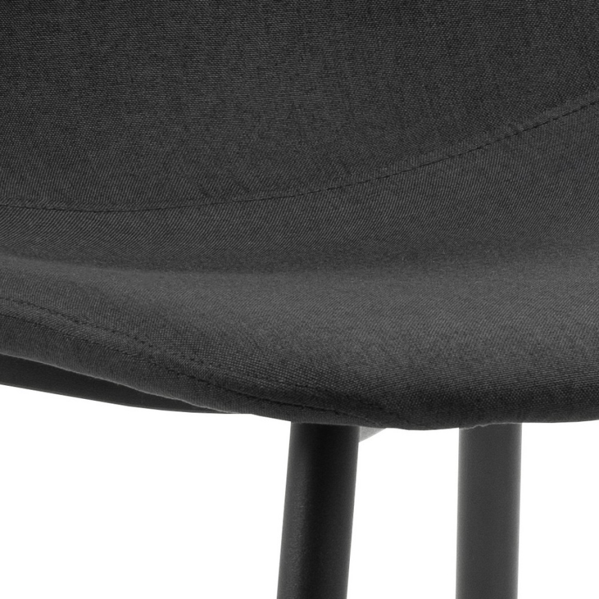 Dining chair KAIA 1 pc black