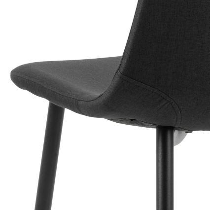 Dining chair KAIA 1 pc black