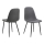 Dining chair KAIA 1 pc dark grey
