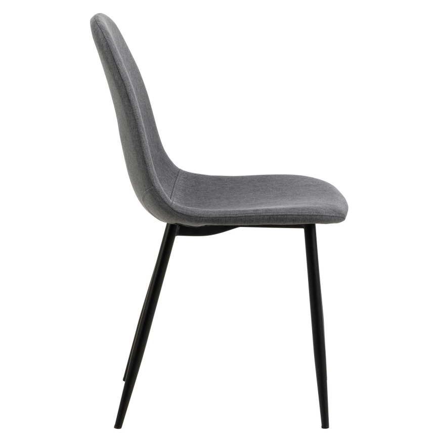 Dining chair KAIA 1 pc dark grey