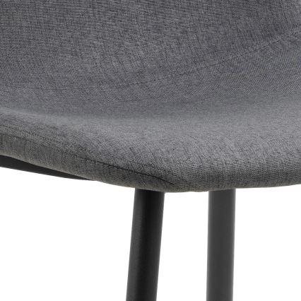Dining chair KAIA 1 pc dark grey