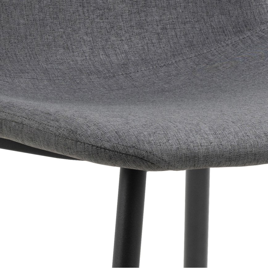 Dining chair KAIA 1 pc dark grey