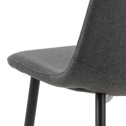 Dining chair KAIA 1 pc dark grey
