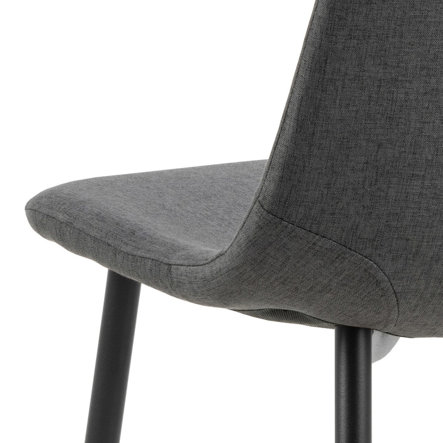 Dining chair KAIA 1 pc dark grey