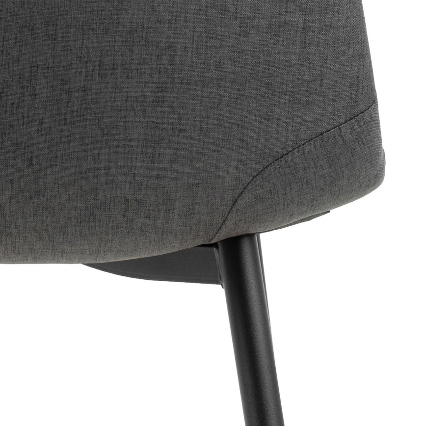 Dining chair KAIA 1 pc dark grey