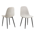 Dining chair KAIA 1 pc light grey