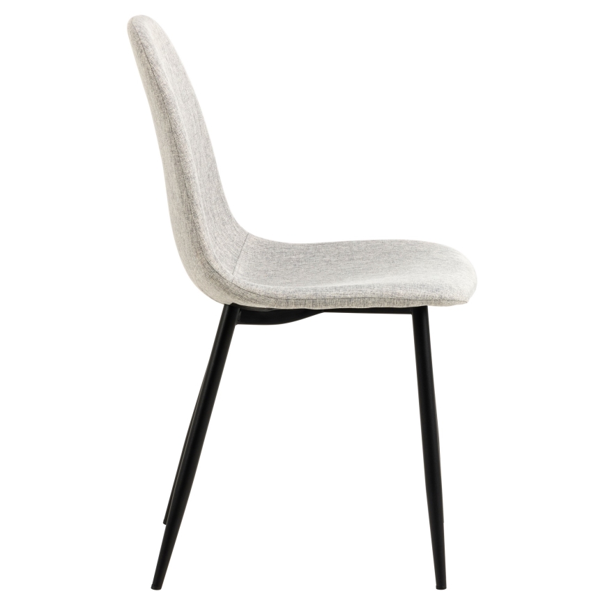 Dining chair KAIA 1 pc light grey