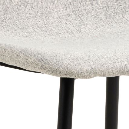 Dining chair KAIA 1 pc light grey